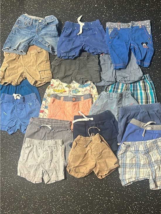 Other - Mixed Kids Shorts Bundle in Blue, Tan, Gray